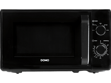 Charger l&#39;image dans la galerie, Four à micro-ondes noir avec panneau de commande sur le côté droit.
