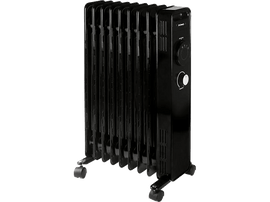 Radiateur noir rempli d