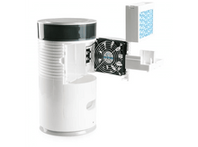 Charger l&#39;image dans la galerie, Un purificateur d&#39;air ouvert avec un ventilateur et un filtre à eau.
