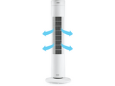 DOMO Ventilateur colonne 3 vitesses Hauteur 76 cm Blanc