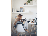 DOMO Ventilateur de table rechargeable Blanc