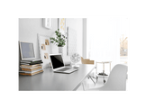 DOMO Ventilateur de table rechargeable Blanc