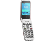 Charger l&#39;image dans la galerie, DORO GSM 2820 4G à clapet + Support - White/Red
