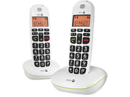 DORO Téléphone sans fil PhoneEasy Duo wit (100)