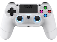 DRAGON WAR Manette sans fil Dragonshock Mizar Blanc Manette PlayStation 4 Blanc