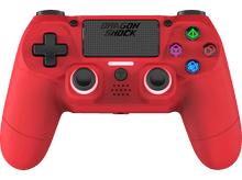 Charger l&#39;image dans la galerie, DRAGON WAR Manette sans fil Dragonshock Mizar Rouge
