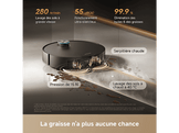 DREAME Aspirateur robot X60 Pro Ultra Complet Gris