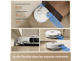 DREAME L10s Ultra Gen3 Aspirateur robot avec fonction serpillière Blanc