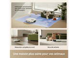 DREAME L10s Ultra Gen3 Aspirateur robot avec fonction serpillière Blanc