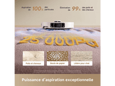 DREAME L10s Ultra Gen3 Aspirateur robot avec fonction serpillière Blanc