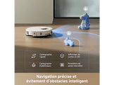 DREAME L10s Ultra Gen3 Aspirateur robot avec fonction serpillière Blanc