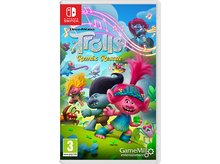 Charger l'image dans la galerie, Boîtier de jeu Nintendo Switch pour Trolls Remix Rescue. Personnages Trolls colorés.
