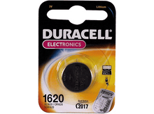 Charger l&#39;image dans la galerie, Pack de batterie Duracell Electronics 1620. Batterie noire avec signe plus, en blister.

