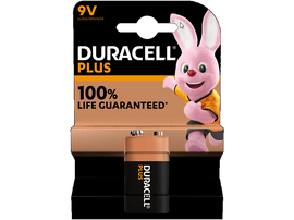 DURACELL Piles 9V Alcalines Plus (5000394142190)