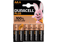 DURACELL Piles AA Alcalines Plus Pack 6 (5000394140820)