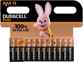 DURACELL Piles AAA Alcalines Plus Pack 12 (5000394141230)