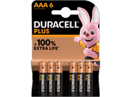 DURACELL Piles AAA Alcalines Plus Pack 6 (5000394141209)