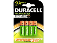 DURACELL Piles rechargeables 4 x AA 1300 mAh (RECH AA4)