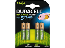 Charger l&#39;image dans la galerie, DURACELL Piles rechargeables AAA 850 mAh 4 pièces (5000394203822)
