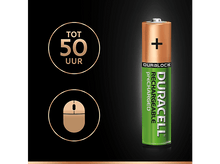 Charger l&#39;image dans la galerie, DURACELL Piles rechargeables AAA 850 mAh 4 pièces (5000394203822)
