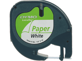 DYMO LT 12 mm Papier Blanc (S0721510)