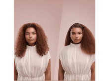 Charger l&#39;image dans la galerie, Deux femmes avec des coiffures différentes. L&#39;une a les cheveux bouclés et l&#39;autre les cheveux lisses.
