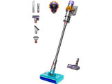 DYSON Aspirateur balai V15 Detect + kit de nettoyage auto + tête sous-marine - Aspirateur balai - Autonomie 60 min - Jaune/Nickel