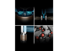 Charger l&#39;image dans la galerie, Quatre images montrant des composants. Gros plans sur des pièces de purificateur d&#39;air et un diagramme chimique.
