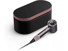 Charger l&#39;image dans la galerie, Sèche-cheveux Dyson et étui, le sèche-cheveux avec mécanisme interne visible.
