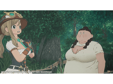 Charger l&#39;image dans la galerie, Deux personnages d&#39;anime, l&#39;un blond, l&#39;autre avec des tresses, dans une forêt.
