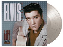 Charger l'image dans la galerie, Album d'Elvis Presley, B-Side Hits. La pochette montre Elvis. Un disque vinyle est à droite.
