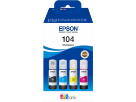 EPSON 104 EcoTank Multipack Noir-Cyan-Magenta-Jaune (C13T00P640)