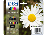 EPSON 18 Noir - Cyan - Magenta - Jaune (C13T18064022)