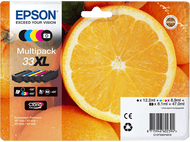 EPSON 33 XL Noir photo - Noir - Cyan - Magenta - Jaune (C13T33574021)