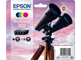 EPSON 502 Noir - Cyan - Magenta - Jaune (C13T02V64010)