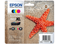 EPSON Cartouche d'encre 603XL Pack Noir-Cyan-Magenta-Jaune (C13T03A64020)