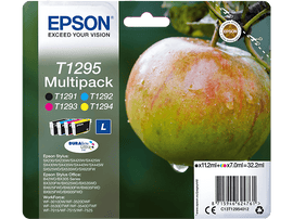 EPSON Cartouches d'encre T1295 Noir - Cyan - Magenta - Jaune (C13T12954022)