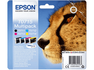 EPSON T0715 Noir - Cyan - Magenta - Jaune (C13T07154022)