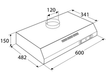 Charger l&#39;image dans la galerie, ETNA Hotte sous-encastrable D (AO460RVS)
