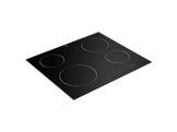 ETNA KC260ZT - Plaque de cuisson - Semi-encastrable - Céramique - Biphasé (Perilex) - largeur 59.5 cm