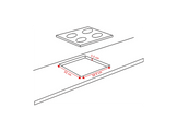 ETNA KC260ZT - Plaque de cuisson - Semi-encastrable - Céramique - Biphasé (Perilex) - largeur 59.5 cm