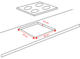 ETNA KIF360ZT - Table de cuisson - Encastrable - À induction - Largeur 59 cm