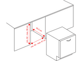 ETNA VW542B - Lave-vaisselle encastrable - Entièrement encastrable - 14 couverts - 42 dB(A)