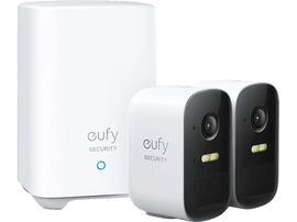 EUFY Caméra de surveillance Cam 2C Duo Full-HD (T88313D2) Caméra de sécurité Blanc