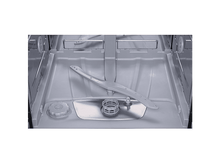 Charger l&#39;image dans la galerie, Gros plan sur l&#39;intérieur d&#39;un lave-vaisselle. Il présente une base grise et un pulvérisateur d&#39;eau incurvé gris.
