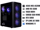 EXTREMEGAMER CLASSIC LEVEL 2 V4 LIGHT - AMD Ryzen 5 5500 - 16 GB - 500 GB - GeForce RTX™ 5060