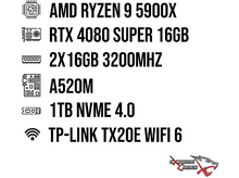 Charger l&#39;image dans la galerie, EXTREMEGAMER CLASSIC LEVEL 6 - AMD Ryzen 9 5900X - 32 GB - 1 TB - GeForce RTX™ 4080 Super™
