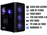 EXTREMEGAMER CLASSIC LVL 3 V4 LTeUP - AMD Ryzen 7 5700X - 16GB - 1 TB - GeForce RTX™ 5060