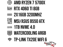 Charger l&#39;image dans la galerie, EXTREMEGAMER X EDITION LVL 2 - AMD Ryzen 7 5700X - 32 GB - 1 TB - GeForce RTX™ 4060 Ti
