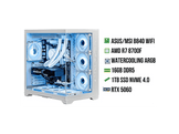 EXTREMEGAMER X EDT LVL 1 BK&WHr V4 - AMD Ryzen 7 8700F - 16GB - 1 TB - GeForce RTX™ 5060